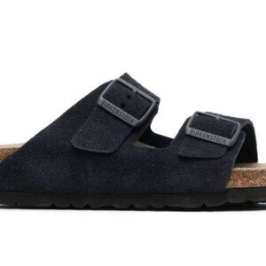 Birkenstock Men 45 USA 12 Black Arizona Flat Sandal NEW with Box